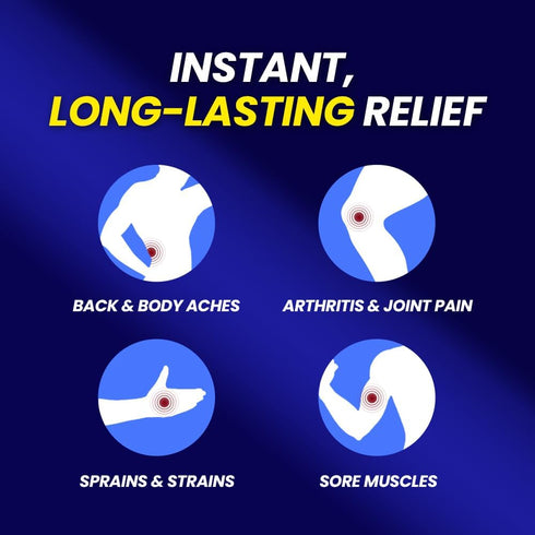 AREX Cool & Hot Pain Relieving Patch - Medium 4 Pack (40 Patches Total)