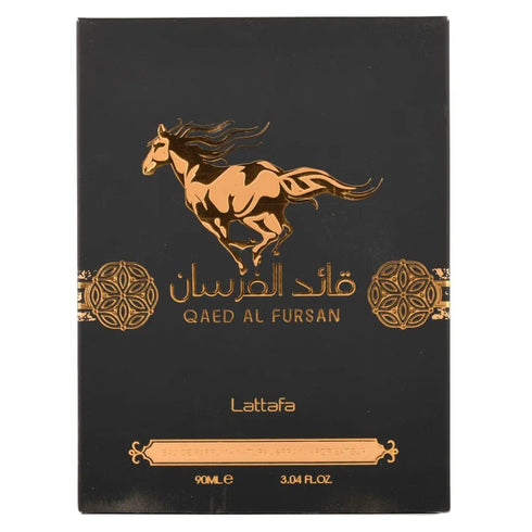 Lattafa Perfumes Qaed Al Fursan Eau de Parfum Spray, 3 Ounce for Unisex