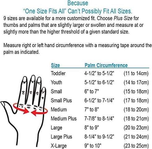 Comfort Cool Thumb CMC Restriction Splint, Right Medium, 7" to 8"