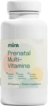 MIRA Prenatal Multi-Vitamins for Women, 60 Capsules (30 Servings), Folate & Choline, Support Pregnancy & Fetal