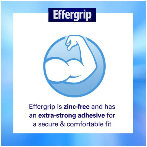Denture Adhesive Cream, Extra Strong Holding Power, 2.5 oz (Pack of 6)