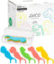 Unflavored Kids Floss - No Fluoride Dual Line Dental Floss Picks in Colorful Design, 300 Playground Dino & Travel Case