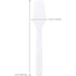 PANA 200pcs Cosmetic Make Up Disposable Plastic 2.5" Spatulas Skin Care Facial Cream Mask Spatula (WHITE-200 Pieces in a Box)