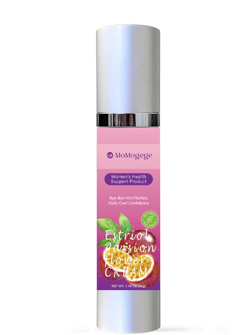 MoMogege 50ml (2-Month (1-Pack) Bioidentical Estriol Cream for Women: Daily Hydrating Moisturizer Lightweight