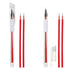 Skin Marker Pen for Eyebrow Microblading, Permanent Makeup Position Mapping Mark Tools (Red)