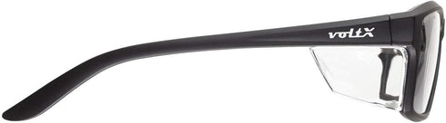 voltX 'VISION' Safety Readers, Full Lens Magnified Reading Glasses (+2.0 Dioptre, Clear lens) ANSI Z87.1+ & CE EN166F