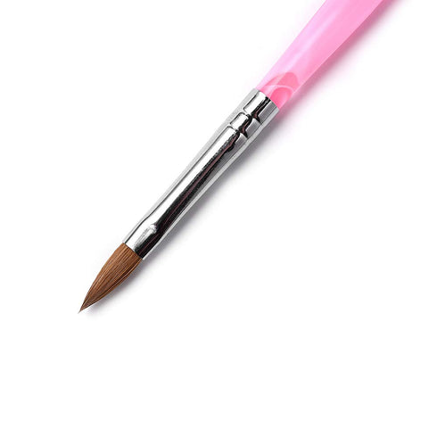 Nail Brush Kolinsky Sable Brush Acrylic Nail Art Brush Nail Art Painting Brush (size 6#)