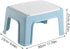 BESPORTBLE Plastic Stool Lightweight Footstool for Small Portable Footrest Sky-Blue Shock-Resistant Load-Bearing