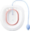 Portable Sitz Bath Basin with Flush for Postpartum and Postoperative Care, Foldable