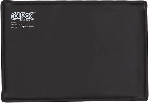 Chattanooga ColPac - Reusable Gel Ice Pack, Oversize Black Polyurethane for Cold Therapy