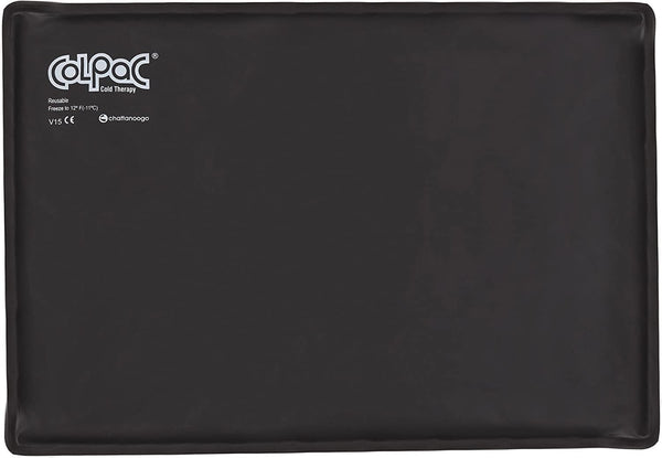 Chattanooga ColPac - Reusable Gel Ice Pack, Oversize Black Polyurethane for Cold Therapy