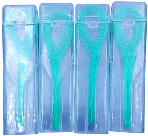 Oral Dental Floss Threader for Crown, Brace, Bridge, Implant, 140 pcs / 4 Packs