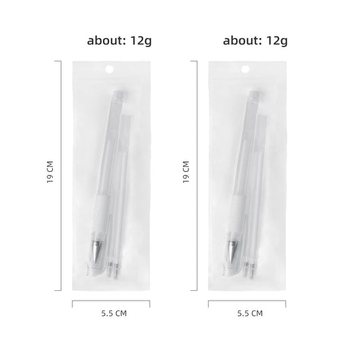 Eyebrow microblading Marker Pen,Skin Marker Pen,Eyebrow Permanent Makeup Position Mapping Mark Tools (White)