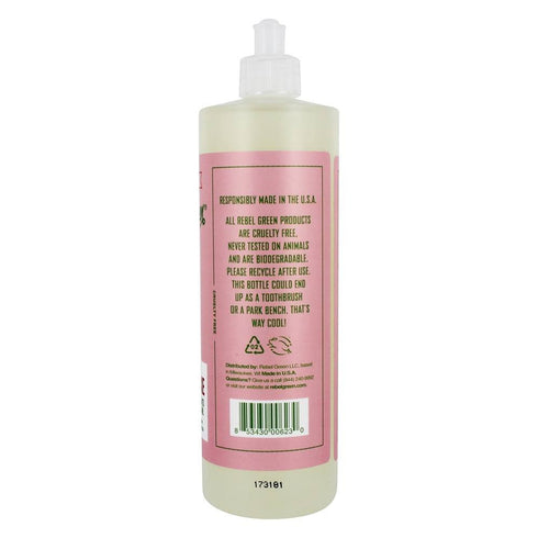 Rebel Green Dish Soap, Pink Lilac, 16 oz
