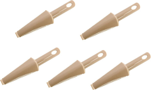 NentMent 5 Pack Flat Mop Cleaning Scraper Microfiber Pads Brush Cleaner Heavy Duty Hair Removal Tool Attachment for Wet