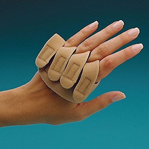 Rolyan Soft Hand-Based Ulnar Deviation Insert for Left Hand, Short Splint Insert for Joint Alignment, Small