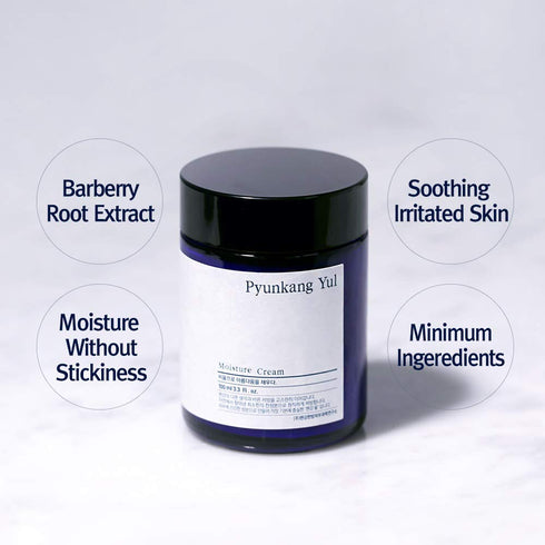 Pyunkang Yul Moisture Cream - Korean Face Cream for Dry and Combination Skin, 3.4 Fl oz