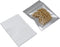 FERENLI 100 Pcs Mylar Food Storage Bag, Zipper Lock Matte Aluminum Foil Airtight Bag with Front Window
