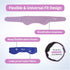 NEWGO Headache Ice Pack Head Wrap for Migraines, Cold Therapy Wrap for Headache Relief, Tension, Sinus Pain (Purple)