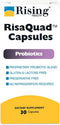 Rising Health Risaquad Probiotic Dietary Supplement Capsules, 230mg, 30 Count