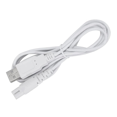 USB Charging Cable for Nicwell, Fairywill, Aquasonic, and More, Replacement Parts (White)