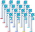 Replacement Brush Heads Compatible with OralB Braun - 16 Pack for Electric Toothbrushes, Best Double Clean