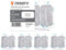 reserv 2" x 4" Rectangle Premium Re-Usable Self Adhesive Electrode Pads for TENS/EMS Unit (8 Electrodes)