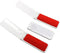 GARASANI 3 Pack Portable Foldable Plastic Clothing Dust Brush - Pet Hair Remover Manual Cleaning Tool (White)