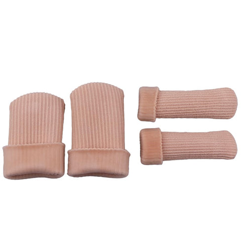4pcs Silicone Stretched Cuttable Tube, Moisturizing Protector for Toe Bunion Corn Callus
