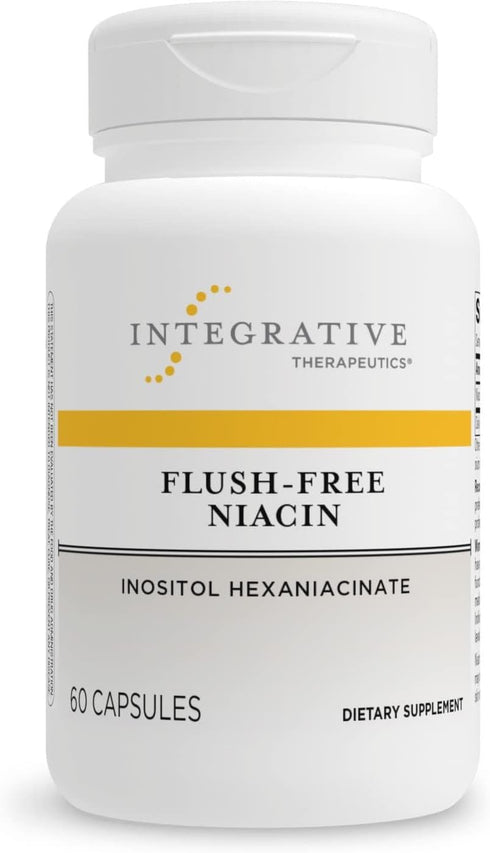 Integrative Therapeutics Flush-Free Niacin, Inositol Hexaniacinate, 60 Capsules