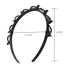 JASSINS 2 Pcs Bangs Hairstyle Hairpin Headband, Professional Weave Clip and Toothed Braid Tool for Women Girls