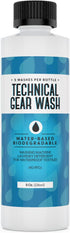 Technical Gear Wash Performance Detergent, 8 oz, Concentrated & Safe for Renewed Clothing Appearance