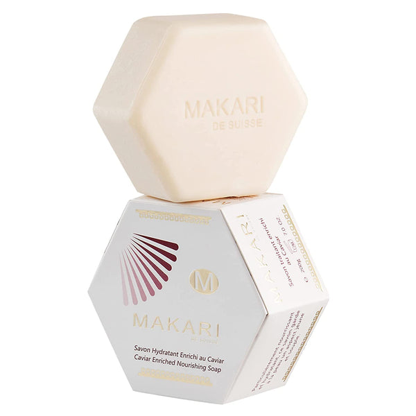 Makari Classic Caviar Enriched Treatment Soap, 7.0 oz, Moisturizing & Brightening Bar Soap for Face & Body