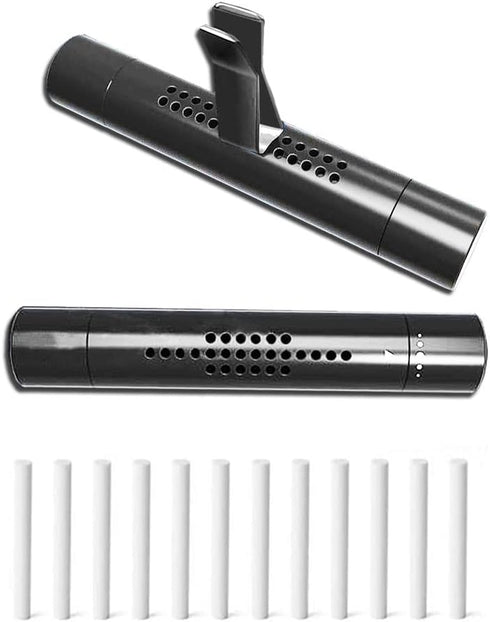 Car Diffuser Vent Clip Pack of 2 with 12 Refill Sticks, Essential Oil Diffuser Car Aromatherapy