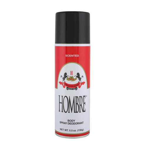 Hombre Red Deodorant Body Spray Classic for Men, 5.5oz-156g (1 Pack)