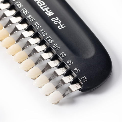Professional 3D R-22 Dental Tooth Whitening Shade Guide for Dentist Tracking, Tooth Shade Guide with 22 Colors