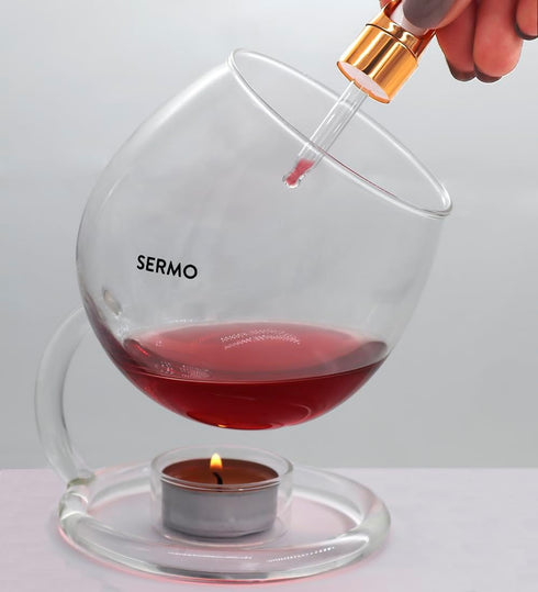 Sermo Aromatherapy Glass Diffuser for Relaxation and Meditation