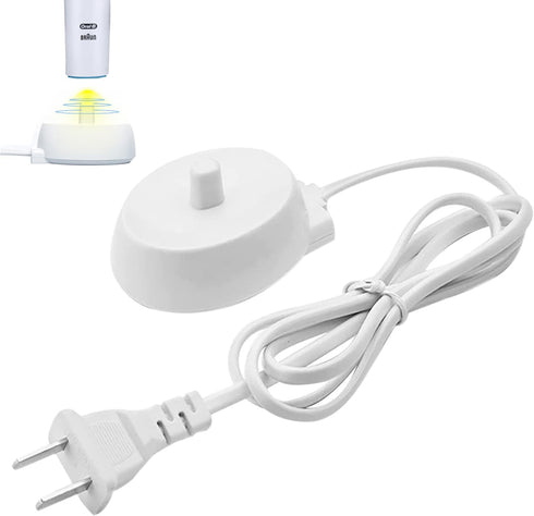 Replacement Charger for Braun Oral-B Electric Toothbrush, Model 3757, Waterproof IPX7 Inductive Charging Adapter,