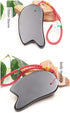 ZHAO SHOP 11.5cm Bian Stone Scraping Board, Gua Sha Massage Tool, Gua Sha Facial Tool for Spa Therapy Treatment on Face