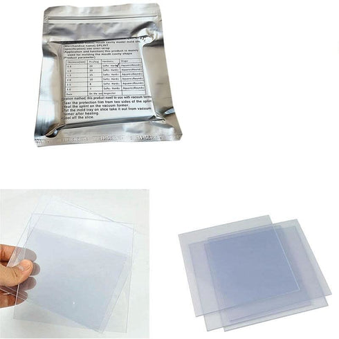 Lab Orthodontic Splint Retainer Slice, Vacuum Forming Sheet, Soft Hard Square Round Shape Thermoforming Material (3.0mm
