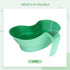 yeeplant 900Ml Bedside Basin Mouthwash Cup Elder Care: Comfortable Handle, Capacity