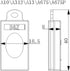 5Pcs Amplifier Storage Box with Plastic Battery Case Box, Battery with Keychain