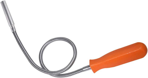 Flexible Magnetic Grabber Pickup Tool - 23-1/2" 8LB Bendable Retriever Stick, Useful for Hard-to-Reach Areas