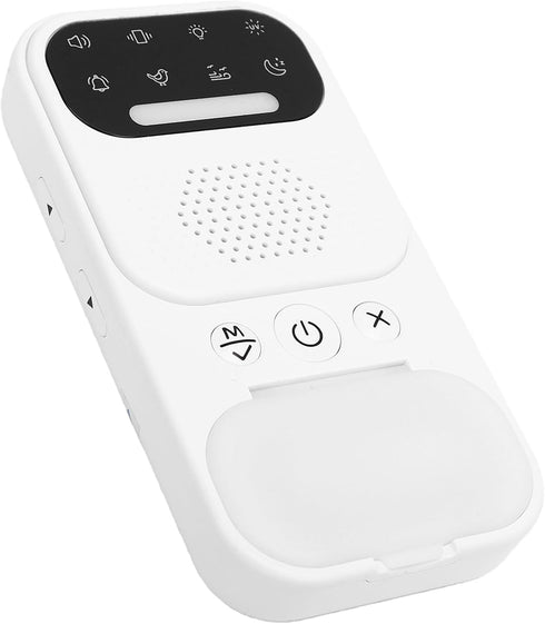 Pomya Baby Sound Machine for Sleep with White Noise, Smart Wake Up Alarm, Night Light & Bluetooth | Portable Sleep Aid