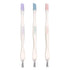 IVON Cuticle Trimmer with Pusher - 3pcs Rubber Tip Cuticle Tool for Nail Art