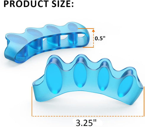 Sosede 4 Pcs Toe Separator,Bunion Corrector for Women Men Toe Spacers to Correct Bunions Yoga Toes Straightener