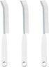 3pcs Gap Cleaning Brush, Hard Bristle Multifunctional Brushes for Dead Corners, Clip Brush 2-in-1 Detail Cleaner (White)