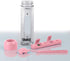 ideable creations 7-Day Pillbox 400ml Synergy Water Bottle & Pill Organizer - Travel Storage Container for Water