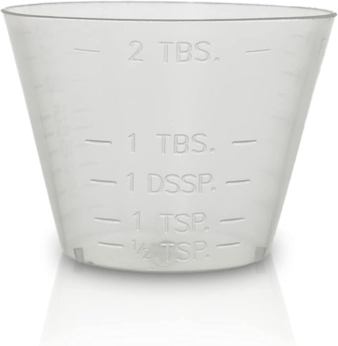 200ct, 1oz Flexible Graduated Measuring Medicine Cups, Non-Sterile, Semi-Clear, Easy Read