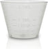 200ct, 1oz Flexible Graduated Measuring Medicine Cups, Non-Sterile, Semi-Clear, Easy Read
